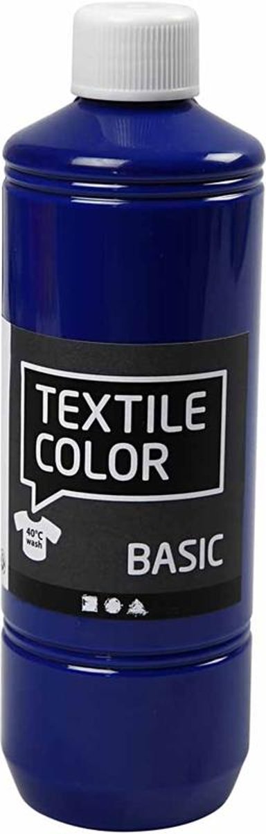 Textile Color Basic, primair blauw, 500ml [HOB-34149]